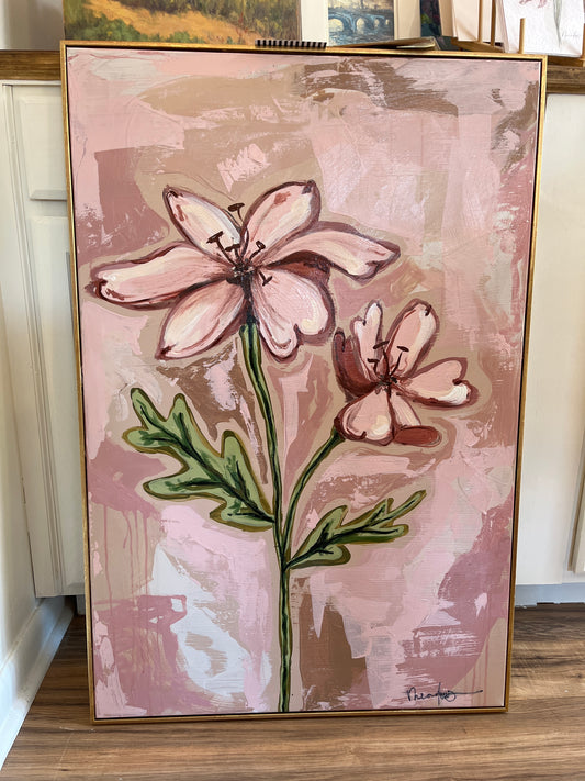 Lily Painting (Elizabeth) by Audrey Meadows