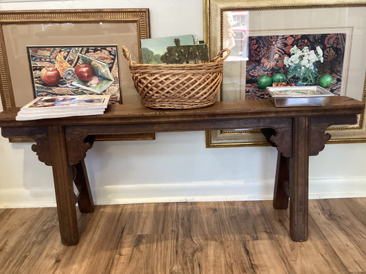 Antique Chinese Wood Bench