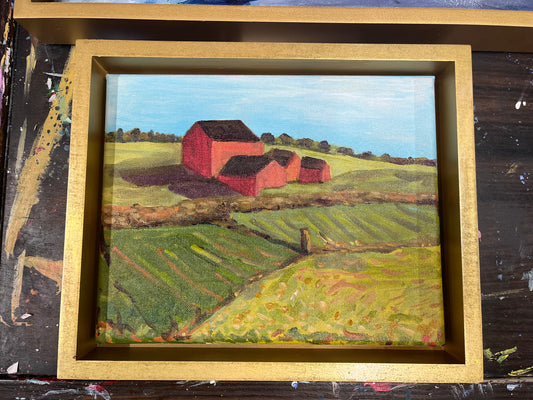 Barn Landscape by Lisa Wallace