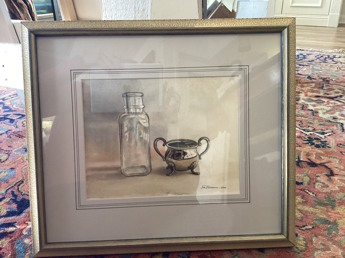 Tim Stevenson glass and tin watercolor