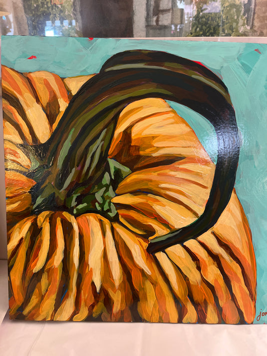 Pumpkin with Vine by Joni Willingham