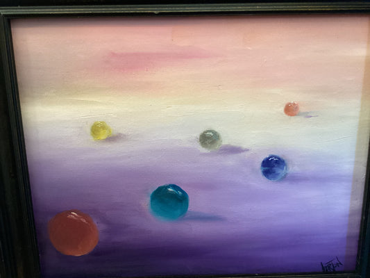 Marbles on oil Horton