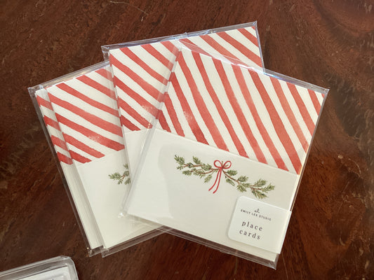 Holiday Place Cards by Emily Lex