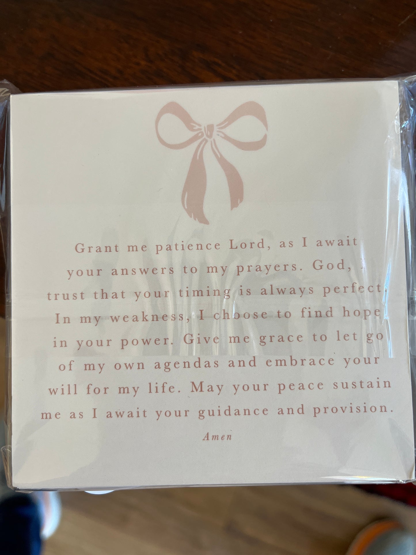 Prayer cards by Audrey Meadows