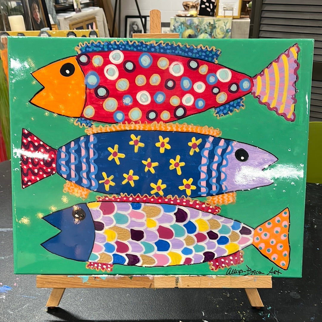 Fish Trio by Allison Brown