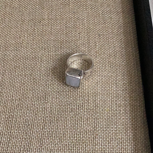 Hand made Sterling and Moonstone Ring